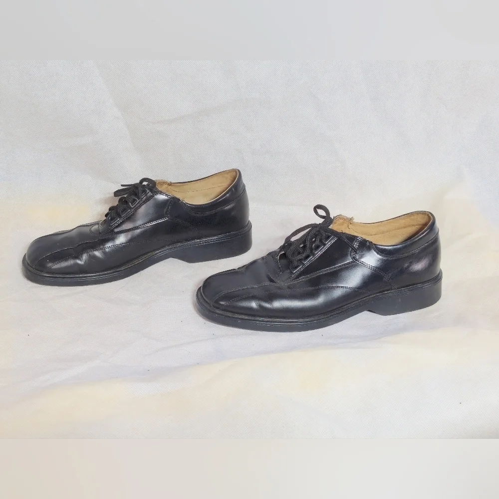 Monarca Sport Sz 8 Classic Black Leather Men's Dress Shoes